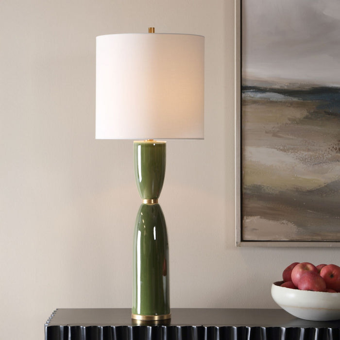 Uttermost - 30790 - One Light Table Lamp - Nacua - Antique Brass