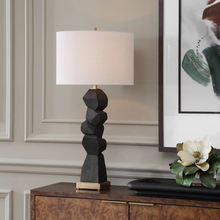 Uttermost - 30791 - One Light Table Lamp - Demelo - Antique Brass
