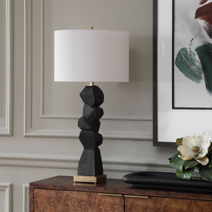 Uttermost - 30791 - One Light Table Lamp - Demelo - Antique Brass