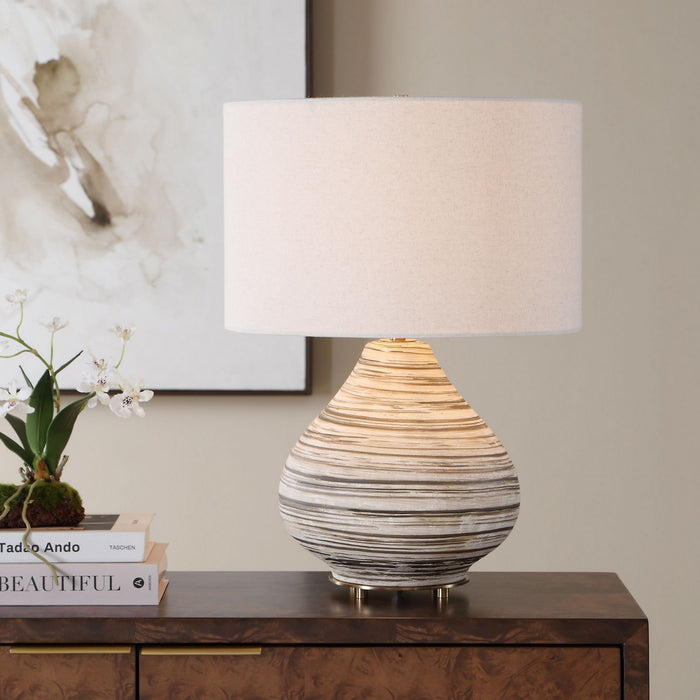 Uttermost - 30794-1 - One Light Table Lamp - Azura - Antique Brass