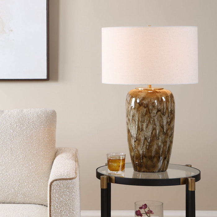 Uttermost - 30806-1 - One Light Table Lamp - Torrence - Antique Brass