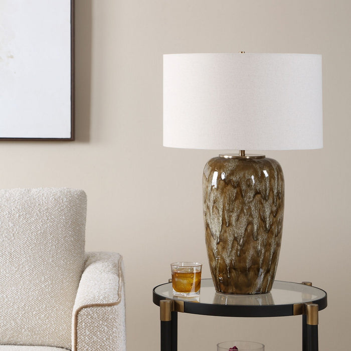 Uttermost - 30806-1 - One Light Table Lamp - Torrence - Antique Brass