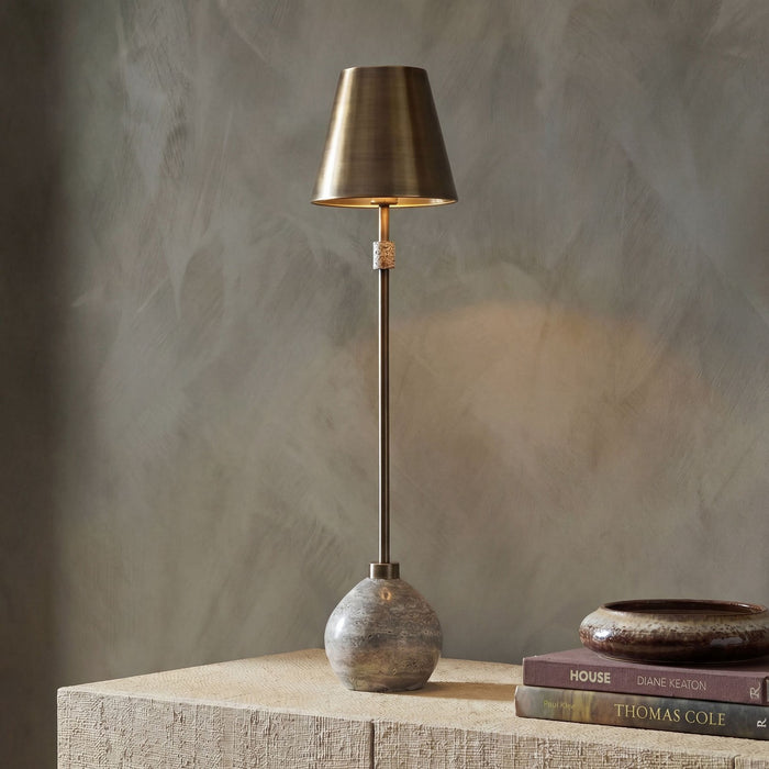 Uttermost - 30808-1 - One Light Buffet Lamp - Jaycee - Brushed Brass