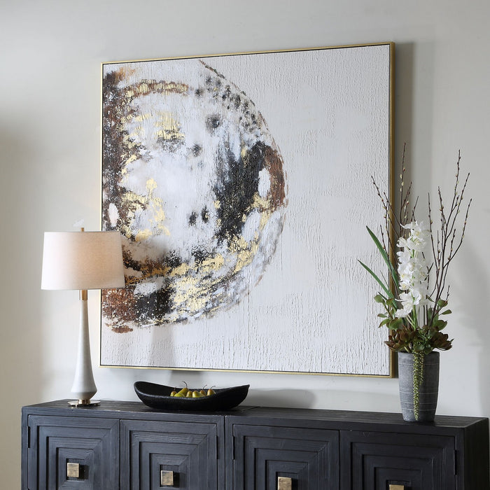 Uttermost - 32464 - Abstract Art - Moon Landing - Gold Leaf