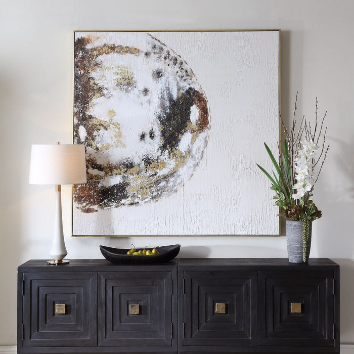 Uttermost - 32464 - Abstract Art - Moon Landing - Gold Leaf