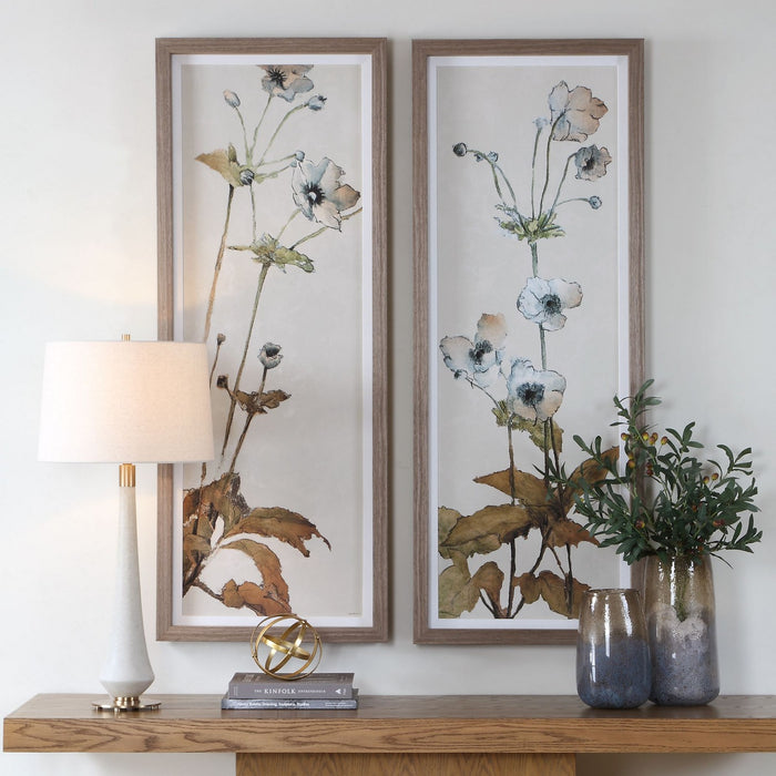 Uttermost - 32547 - Floral Prints, S/2 - Garden - White Linen