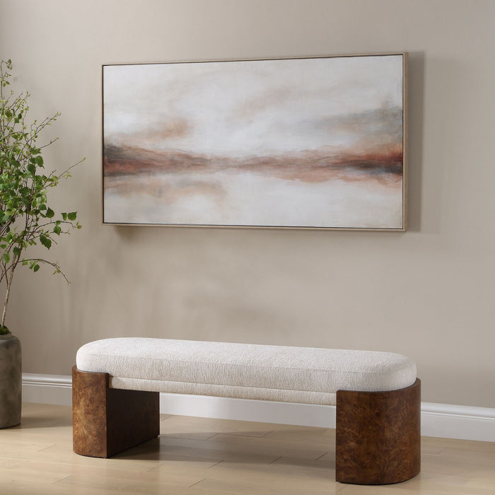 Uttermost - 32551 - Landscape Painting - Haze In The Horizon - Light Oak