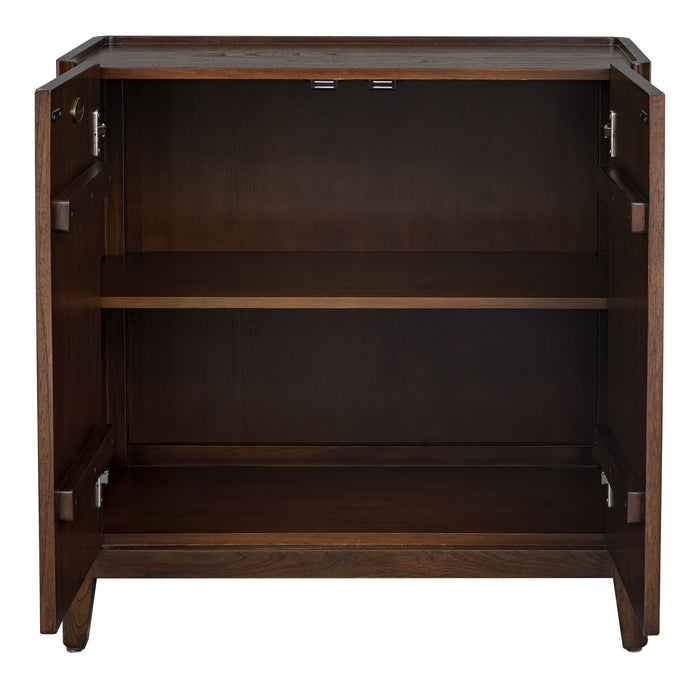 Uttermost - 50324 - Cabinet - On The Block - Dark Walnut