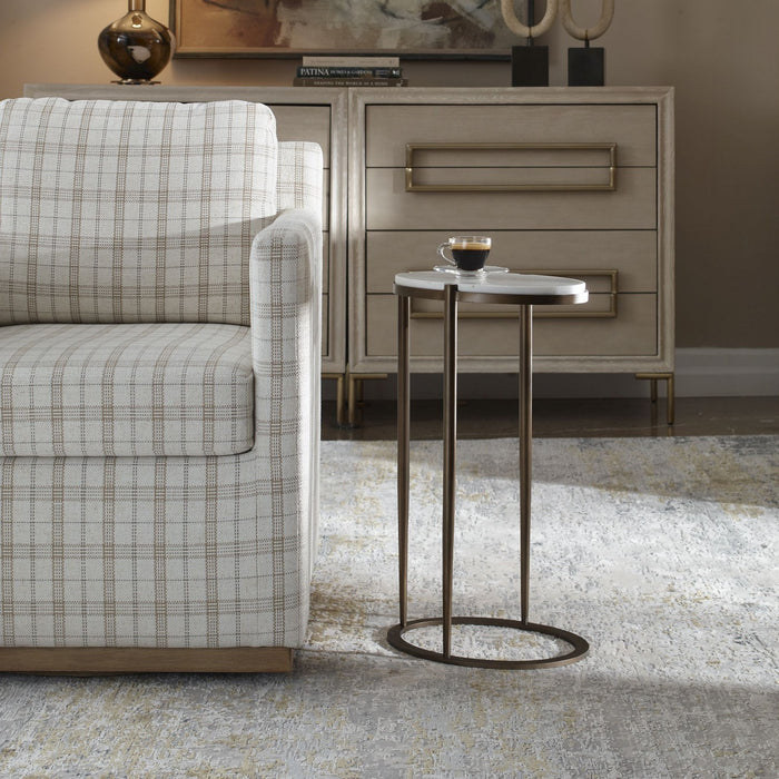 Uttermost - 50342 - Accent Table - Mercier - Sleek Bronze