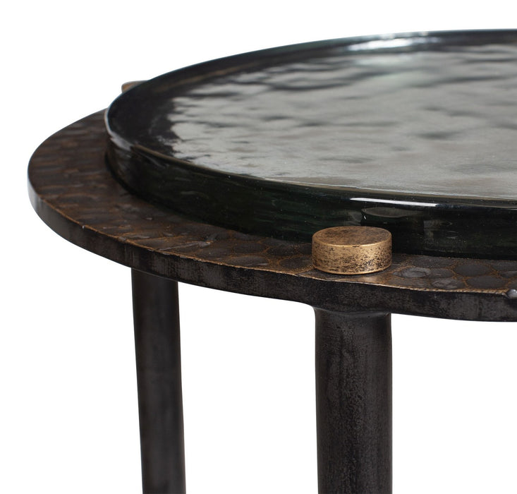 Uttermost - 50343 - Accent Table - Kennington - Antique Brass