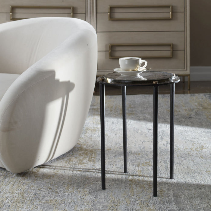 Uttermost - 50343 - Accent Table - Kennington - Antique Brass