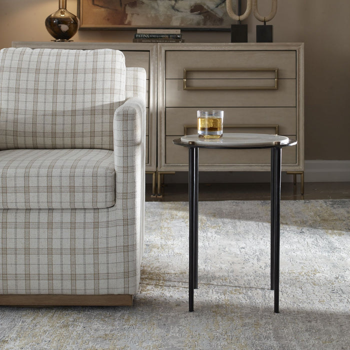 Uttermost - 50344 - Accent Table - Wren - Antique Brass