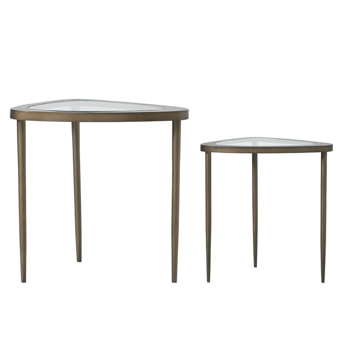 Uttermost - 50346 - Nesting Tables, S/2 - Millar - Antiqued Brass