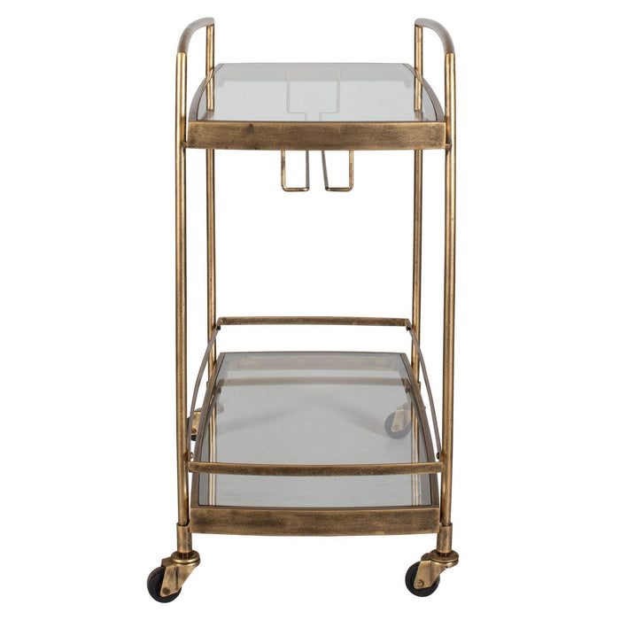 Uttermost - 50349 - Bar Cart - Scarritt - Antique Brass