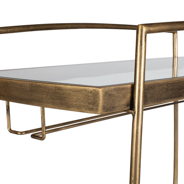 Uttermost - 50349 - Bar Cart - Scarritt - Antique Brass