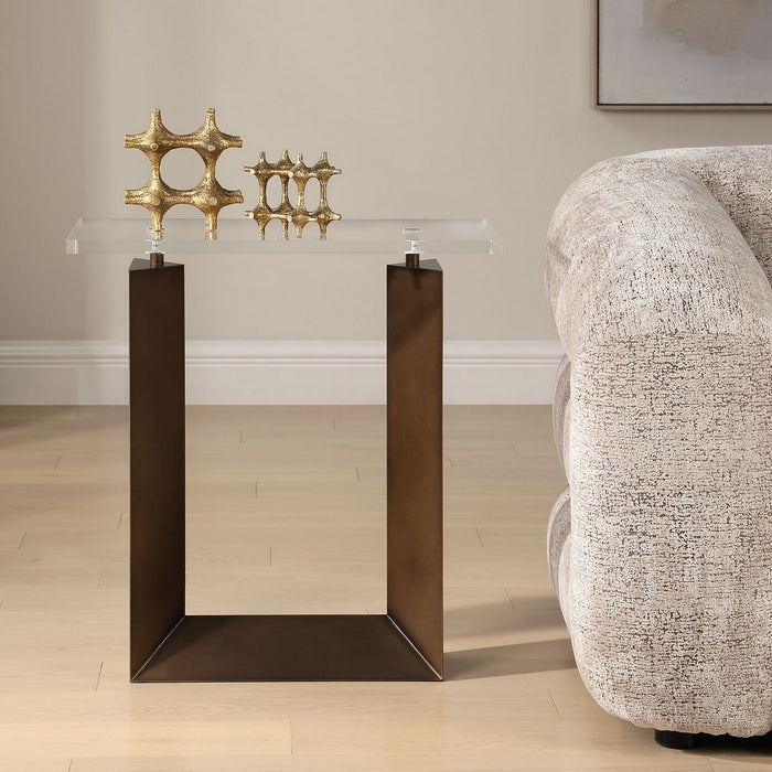 Uttermost - 50359 - Side Table - McElroy - Bronze
