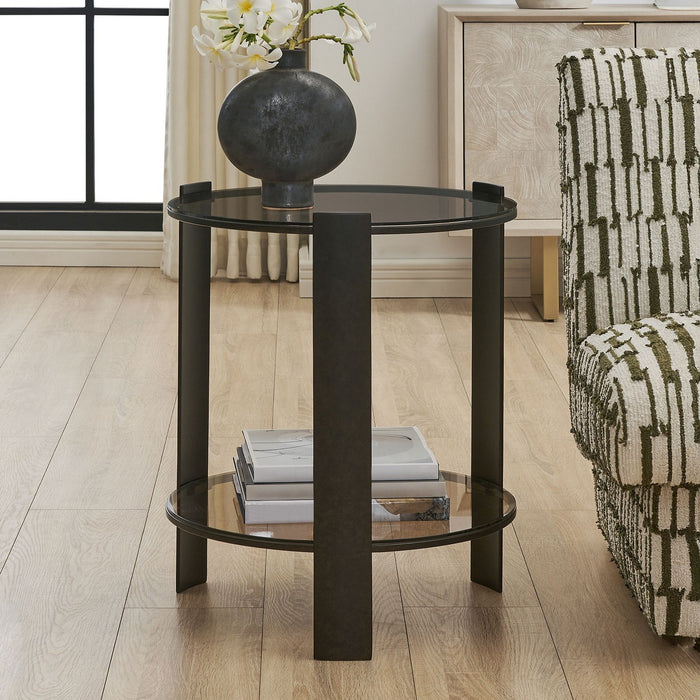 Uttermost - 50376 - Side Table - Hanson - Bronze