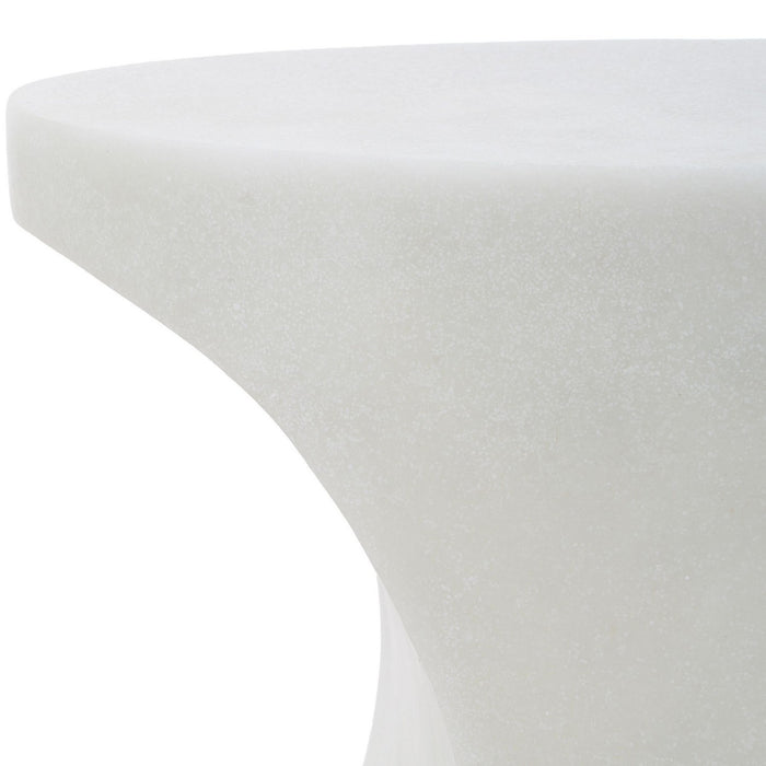 Uttermost - 50383 - Accent Table - Stevie - White Stone