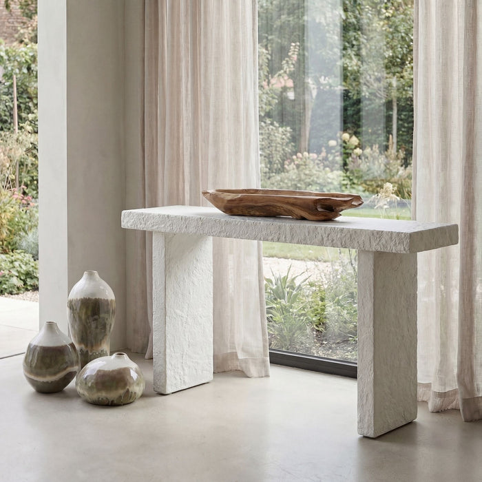 Uttermost - 50597 - Console Table - Hagan - Limestone
