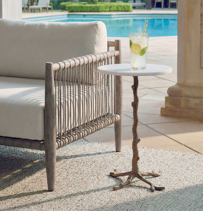 Uttermost - 50607 - Accent Table - Calais - Antique Brass