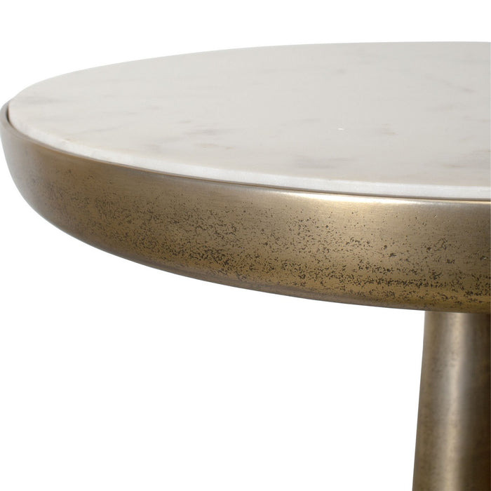 Uttermost - 50644 - Side Table - Gianno - Antique Brass