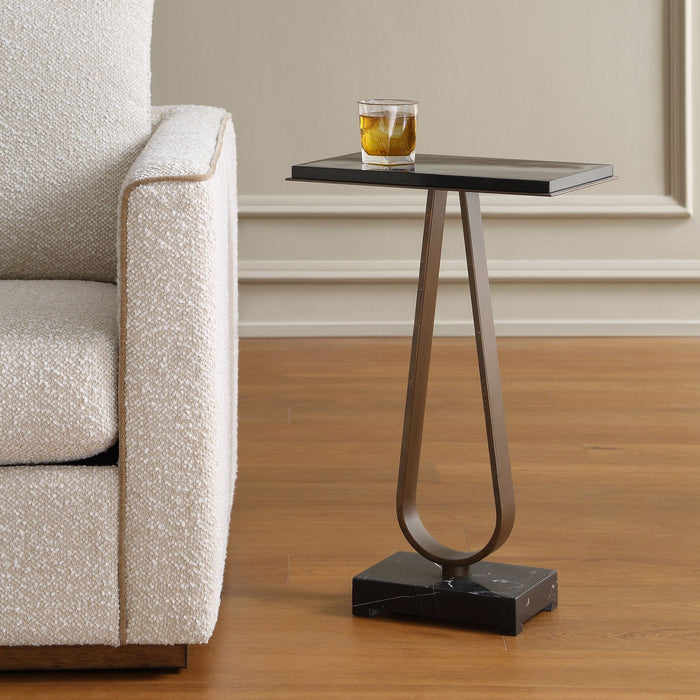 Uttermost - 51128 - Accent Table - Galloway - Dark Bronze