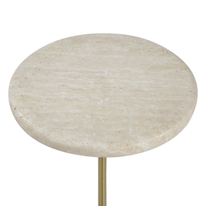 Uttermost - 51166 - Drink Table - Adames - Brushed Brass