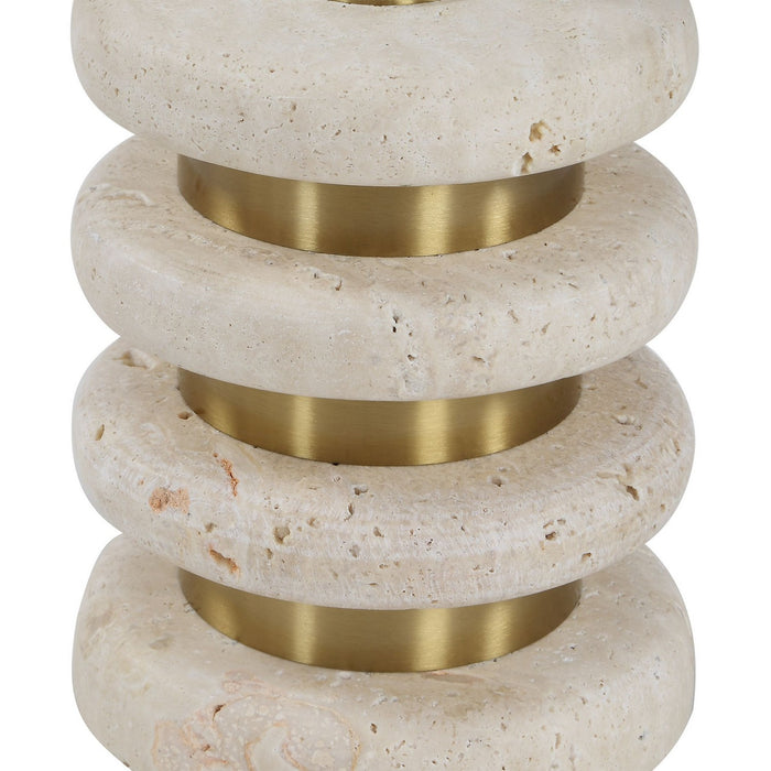 Uttermost - 51166 - Drink Table - Adames - Brushed Brass