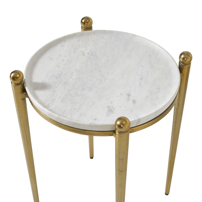 Uttermost - 51170 - Accent Table - Nahunta - Antique Brass