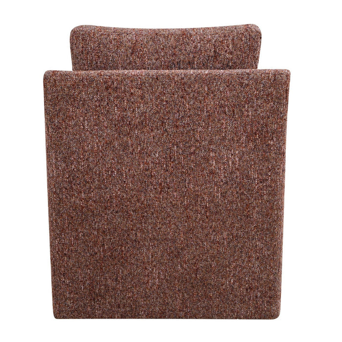 Uttermost - 53112 - Swivel Chair - Tisdell - Canyon And Blush With Accents Of Navy