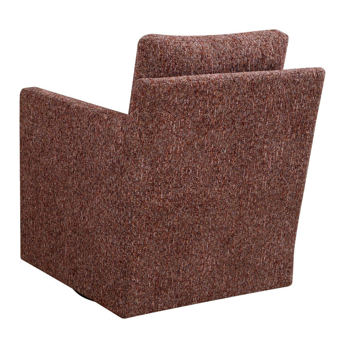 Uttermost - 53112 - Swivel Chair - Tisdell - Canyon And Blush With Accents Of Navy