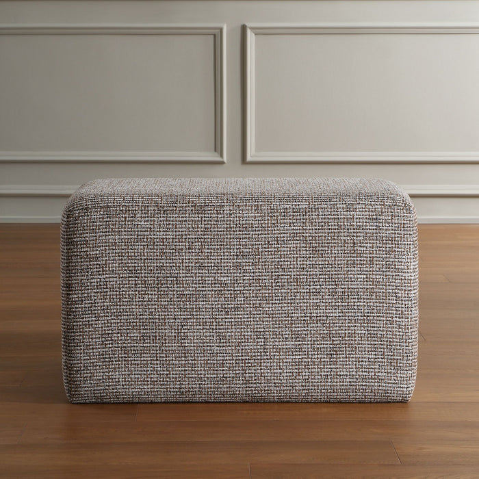 Uttermost - 53115 - Ottoman - Kelce - Caramel, Onyx, And Cream