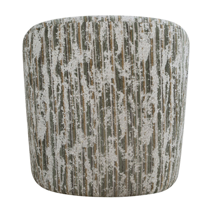 Uttermost - 53118 - Swivel Chair - Mari - Green, Caramel, And Ivory