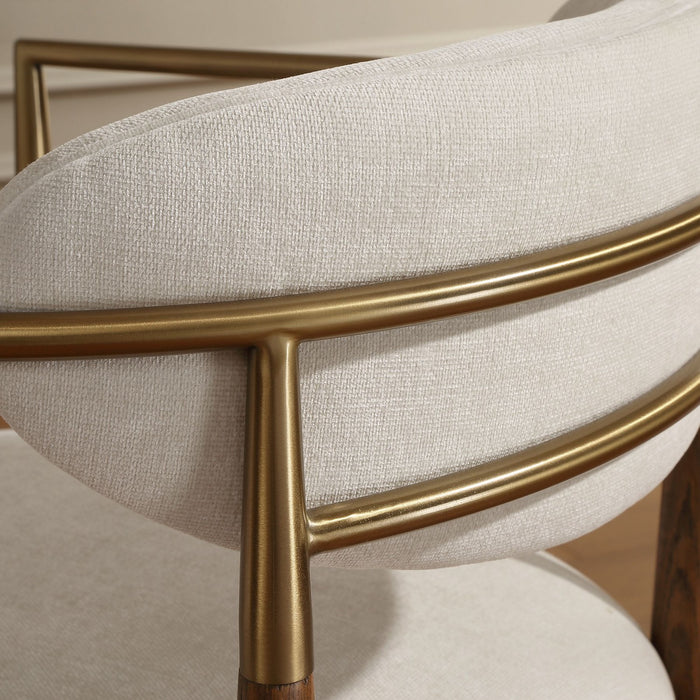 Uttermost - 53126 - Dining Chair - Moxie - Brushed Brass