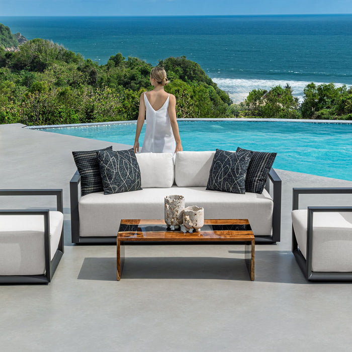 Uttermost - 53134 - Sofa - Remsen - Black