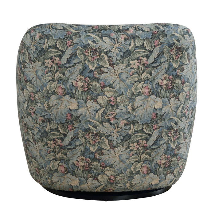 Uttermost - 53141 - Swivel Chair - Ansel - Sage, Blue, And Blush