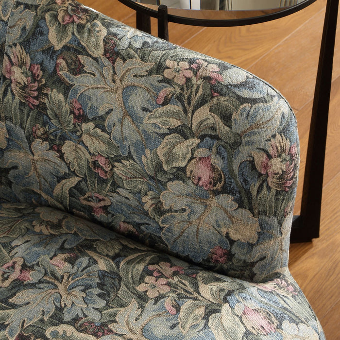 Uttermost - 53141 - Swivel Chair - Ansel - Sage, Blue, And Blush