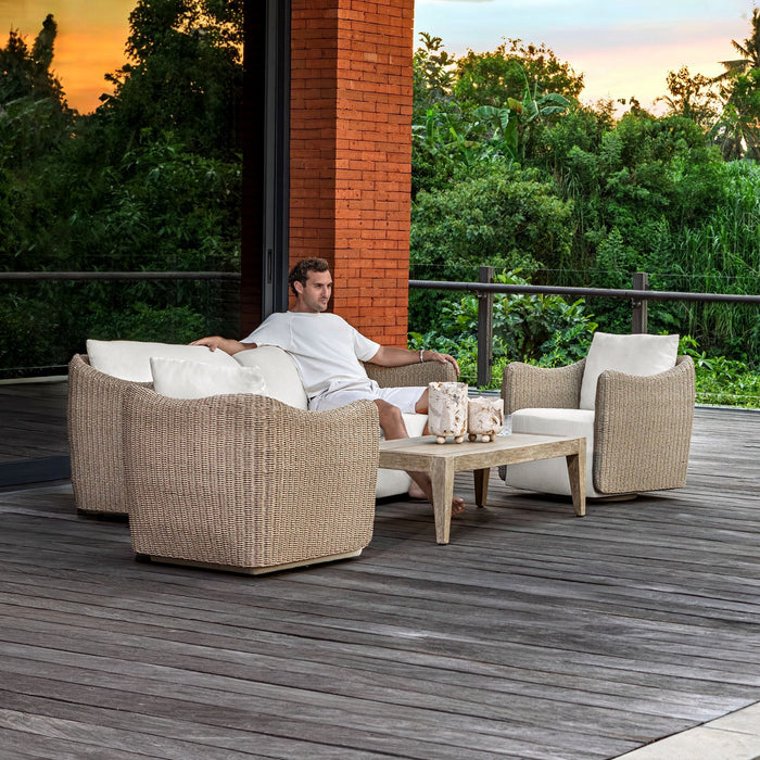 Uttermost - 53142 - Lounge Chair - Sunset - White