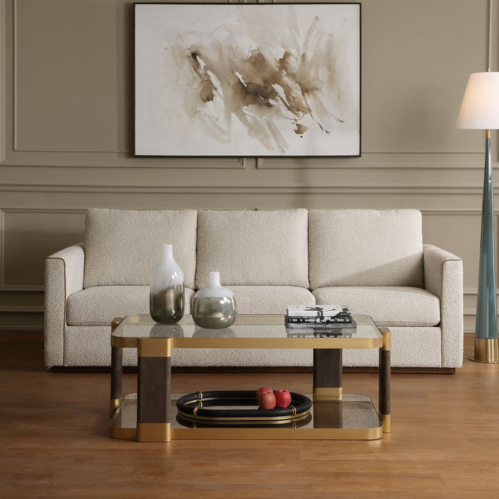 Uttermost - 53146 - Sofa - Lorien - Dark Walnut