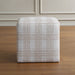 Uttermost - 53147 - Ottoman - Joie - Plush Chenille In Porcelain Plaid