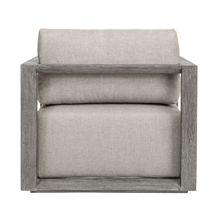 Uttermost - 53149 - Lounge Chair - Remsen - Weathered Gray