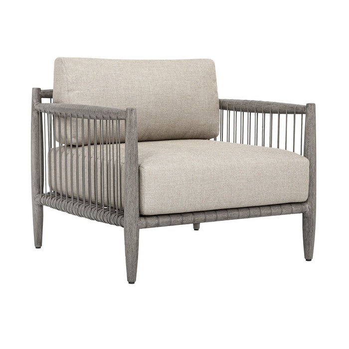Uttermost - 53152 - Lounge Chair - Borneo - Dark Gray