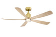 Fanimation - FPD5534BSN - 52" Ceiling Fan - Kute5 52 - Brushed Satin Brass