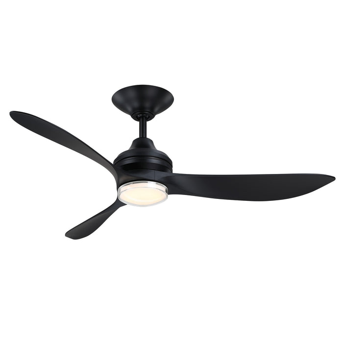 Fanimation - FPD6727BLM - 52" Ceiling Fan - Aviara Coastal - Black