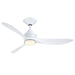 Fanimation - FPD6727MWM - 52" Ceiling Fan - Aviara Coastal - Matte White