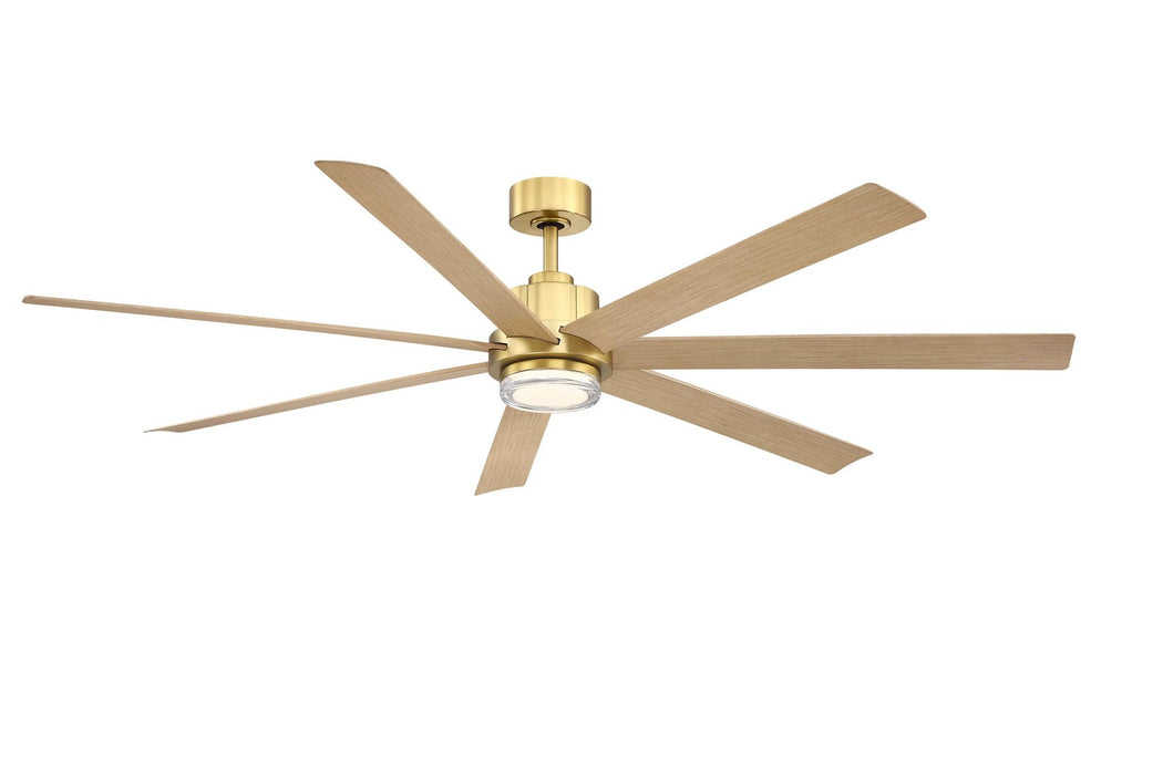 Fanimation - FPD6872BSN - 72" Ceiling Fan - Pendry 72 - Brushed Satin Brass