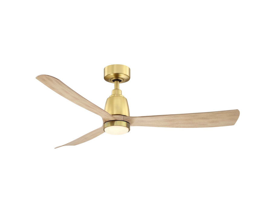 Fanimation - FPD8534BSN - 52" Ceiling Fan - Kute 52 - Brushed Satin Brass