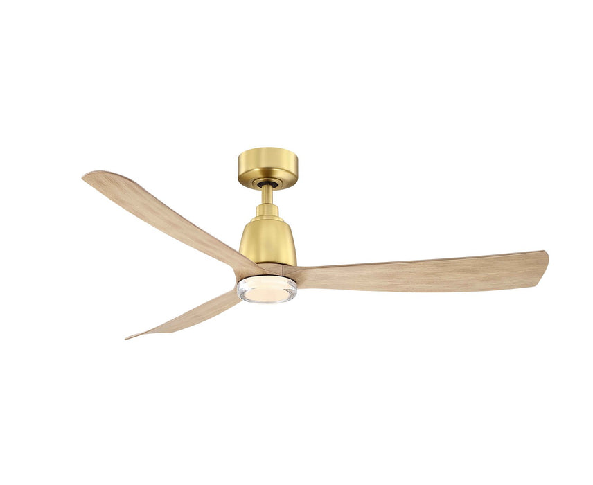 Fanimation - FPD8534BSN - 52" Ceiling Fan - Kute 52 - Brushed Satin Brass