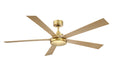 Fanimation - FPD8564BSN - 64" Ceiling Fan - TorchAire 64 - Brushed Satin Brass