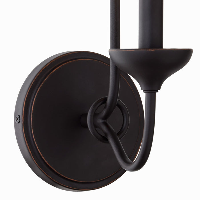 Quorum - 555-2-36 - Two Light Wall Mount - Livingston - Bronze